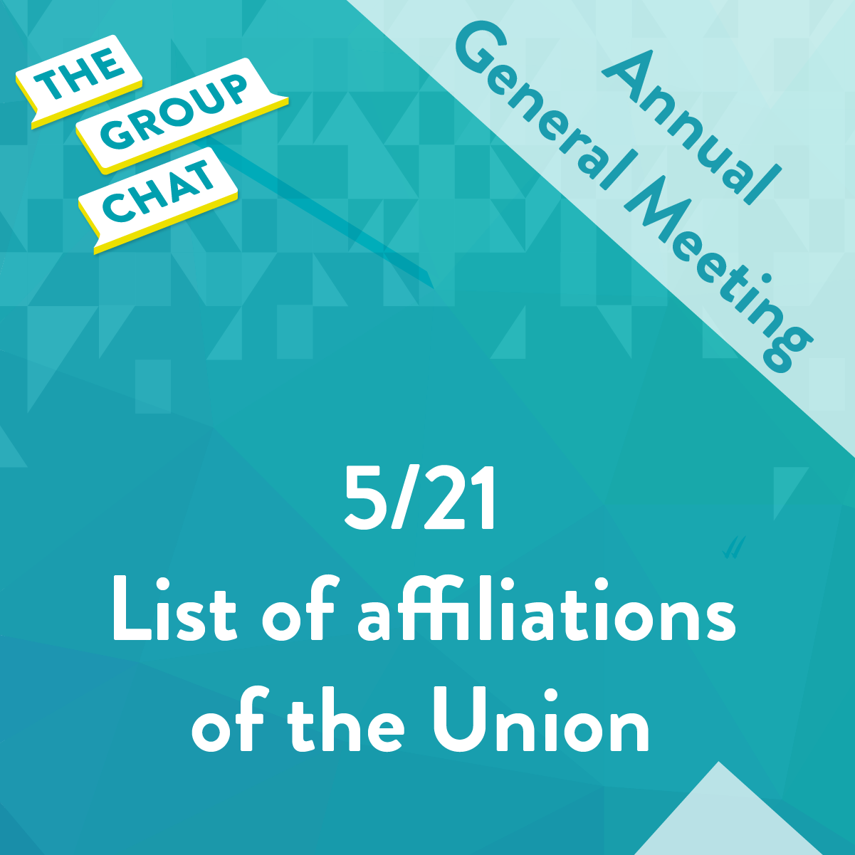 5/21 List of affiliations of the Union